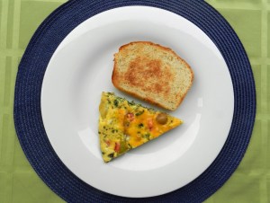 Frittata and FredBread Toast